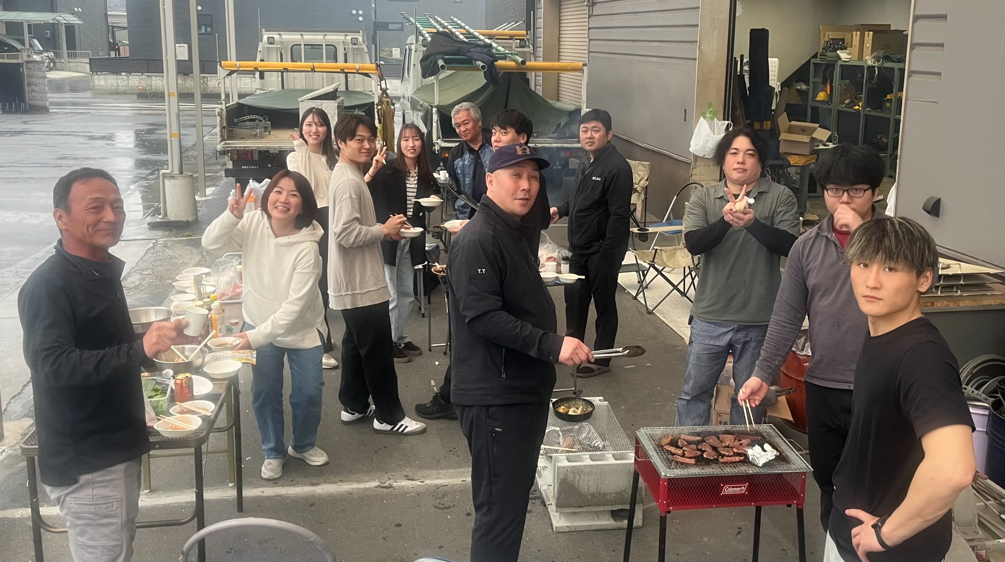 みんなでバーベキュー大会の画像